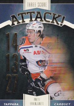 2012-13 Cardset Finland - Three Score Attack #TSA 12 Antti Erkinjuntti Front