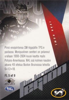 2012-13 Cardset Finland - The Foreign Legion #FL 5 Ivan Huml Back