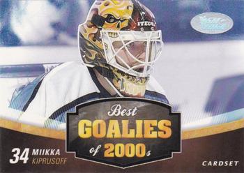 2012-13 Cardset Finland - Best Goalies of 2000's #BG 7 Miikka Kiprusoff Front