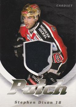 2012-13 Cardset Finland - Patch Series 1 Exchange #NNO Stephen Dixon Front
