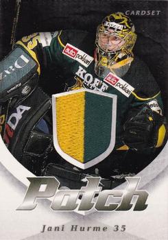 2012-13 Cardset Finland - Patch Series 1 Exchange #NNO Jani Hurme Front