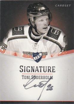 2012-13 Cardset Finland - Signature #NNO Toni Söderholm Front