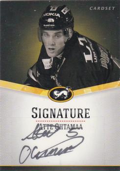 2012-13 Cardset Finland - Signature #NNO Atte Ohtamaa Front