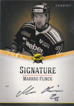 2012-13 Cardset Finland - Signature #NNO Markku Flinck Front