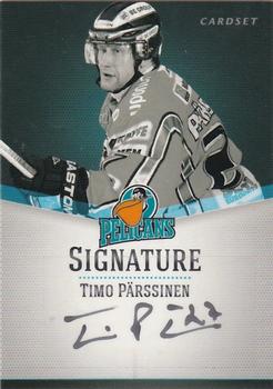 2012-13 Cardset Finland - Signature #NNO Timo Pärssinen Front