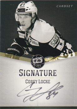 2012-13 Cardset Finland - Signature #NNO Corey Locke Front