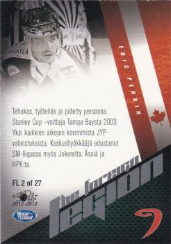 2012-13 Cardset Finland - The Foreign Legion 2 #FL 2 Eric Perrin Back