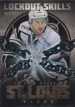 2012-13 Cardset Finland - Lockout Skills #LS 10 Kris Russell Front