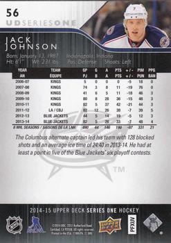 2014-15 Upper Deck #56 Jack Johnson Back
