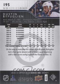 2014-15 Upper Deck #195 Dustin Byfuglien Back