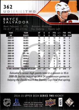 2014-15 Upper Deck #362 Bryce Salvador Back