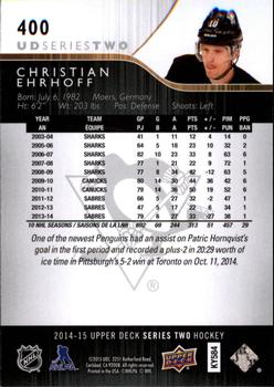 2014-15 Upper Deck #400 Christian Ehrhoff Back