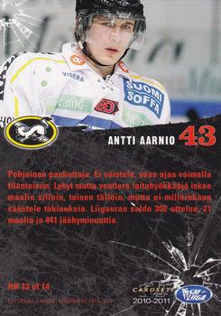 2010-11 Cardset Finland - Heavy Hitters #HH13 Antti Aarnio Back