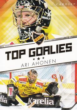 2010-11 Cardset Finland - Top Goalies #TG8 Ari Ahonen Front