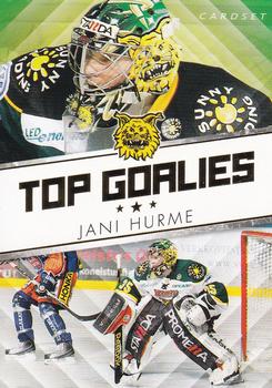 2010-11 Cardset Finland - Top Goalies #TG9 Jani Hurme Front