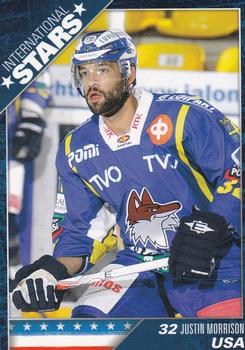 2010-11 Cardset Finland - International Stars #IS1 Justin Morrison Front