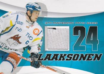 2010-11 Cardset Finland - 12th Anniversary Patch Series 1 Exchange #NNO Antti Laaksonen Front
