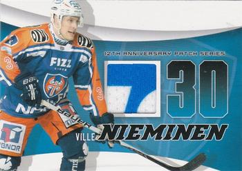 2010-11 Cardset Finland - 12th Anniversary Patch Series 1 Exchange #NNO Ville Nieminen Front