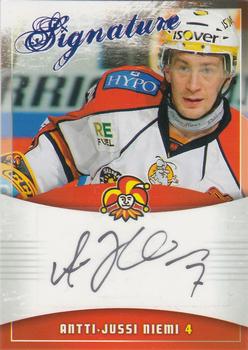 2010-11 Cardset Finland - Signature #NNO Antti-Jussi Niemi Front