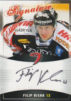 2010-11 Cardset Finland - Signature #NNO Filip Riska Front