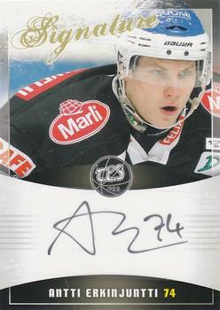 2010-11 Cardset Finland - Signature #NNO Antti Erkinjuntti Front