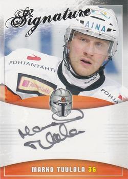 2010-11 Cardset Finland - Signature #NNO Marko Tuulola Front