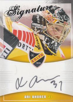 2010-11 Cardset Finland - Signature #NNO Ari Ahonen Front