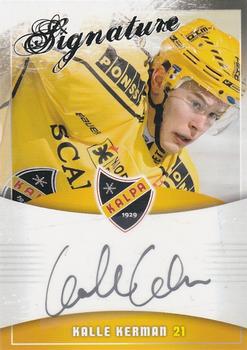 2010-11 Cardset Finland - Signature #NNO Kalle Kerman Front