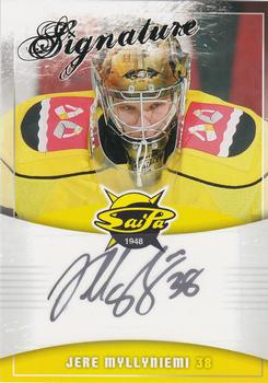 2010-11 Cardset Finland - Signature #NNO Jere Myllyniemi Front