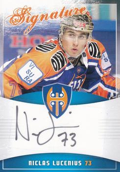 2010-11 Cardset Finland - Signature #NNO Niclas Lucenius Front