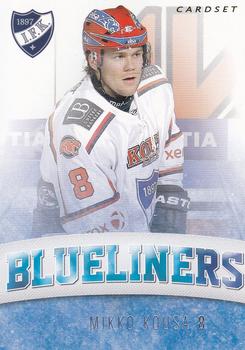 2010-11 Cardset Finland - Blueliners #BLUEL. 3 Mikko Kousa Front
