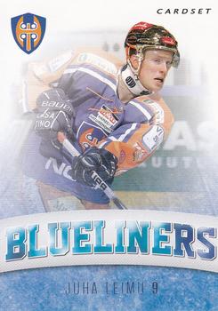2010-11 Cardset Finland - Blueliners #BLUEL. 7 Juha Leimu Front