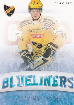 2010-11 Cardset Finland - Blueliners #BLUEL. 9 Adam Masuhr Front