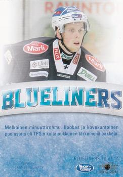2010-11 Cardset Finland - Blueliners #BLUEL. 10 Markus Nordlund Back