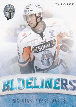 2010-11 Cardset Finland - Blueliners #BLUEL. 11 Mathias Porseland Front