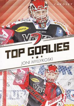 2010-11 Cardset Finland - Top Goalies 2 #TG2 2 Joni Myllykoski Front
