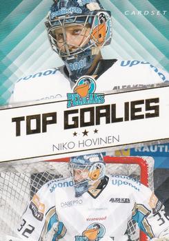 2010-11 Cardset Finland - Top Goalies 2 #TG2 4 Niko Hovinen Front