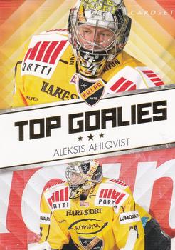 2010-11 Cardset Finland - Top Goalies 2 #TG2 8 Aleksis Ahlqvist Front