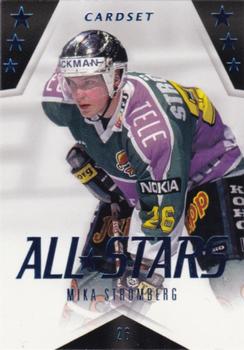 2013-14 Cardset Finland - All Stars Blue Best of 1990-2000 #STARBLUE 4 Mika Strömberg Front