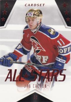 2013-14 Cardset Finland - All Stars Red Best of 2000-2010 #STARRED 1 Jan Caloun Front