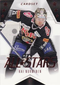 2013-14 Cardset Finland - All Stars Red Best of 2000-2010 #STARRED 3 Kai Nurminen Front