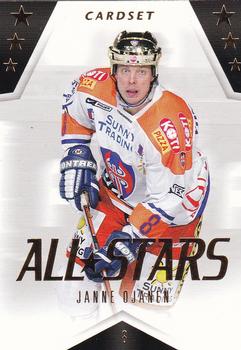 2013-14 Cardset Finland - All Stars Gold - All Time Best #STARGOLD 2 Janne Ojanen Front
