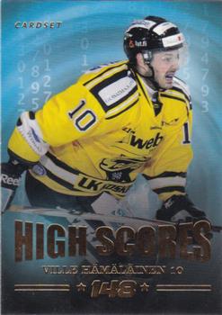 2013-14 Cardset Finland - High Scores #HS11 Ville Hämäläinen Front