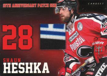 2013-14 Cardset Finland - Patch Series 1 Exchange #NNO Shaun Heshka Front