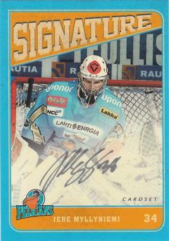2013-14 Cardset Finland - Signature #NNO Jere Myllyniemi Front