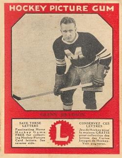 1933-34 Canadian Gum (V252) #NNO Glenn Brydson Front