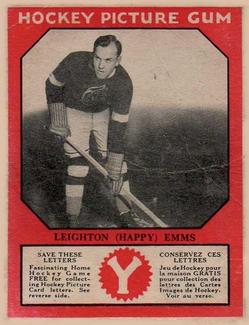 1933-34 Canadian Gum (V252) #NNO Leighton (Happy) Emms Front