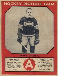 1933-34 Canadian Gum (V252) #NNO Howie Morenz Front