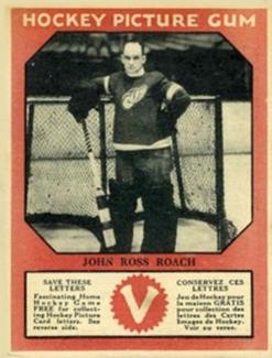 1933-34 Canadian Gum (V252) #NNO John Ross Roach Front