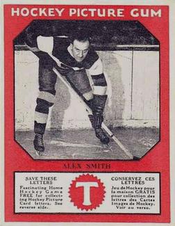 1933-34 Canadian Gum (V252) #NNO Alex Smith Front
